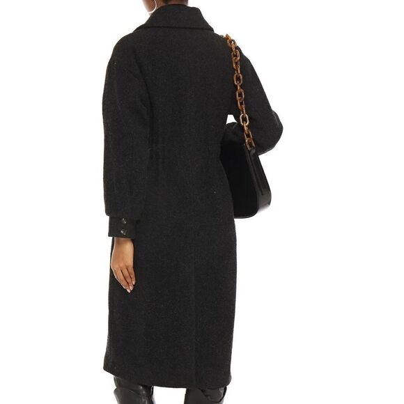 Ba&sh Lagos wool-blend coat Anthracite / Charcoal Large MSRP $695 - Picture 2 of 12